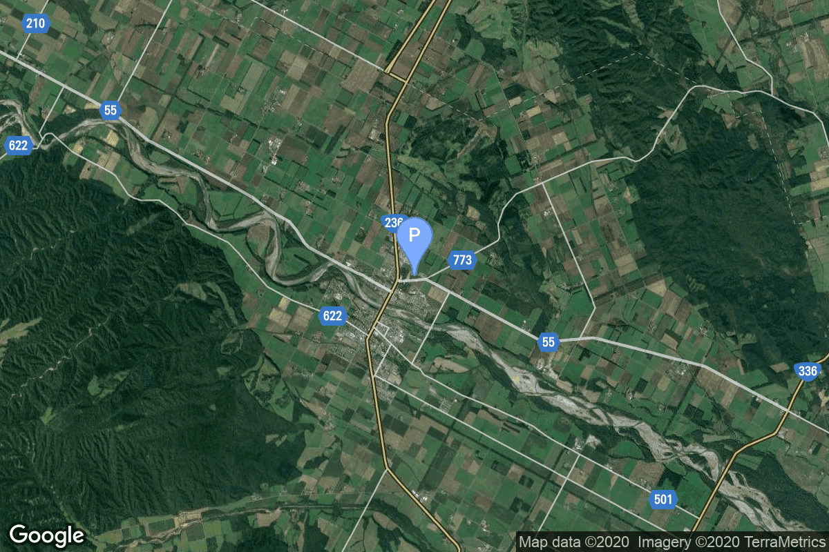 Map of Hokkaido Spaceport, Japan showing Launch Complex 0