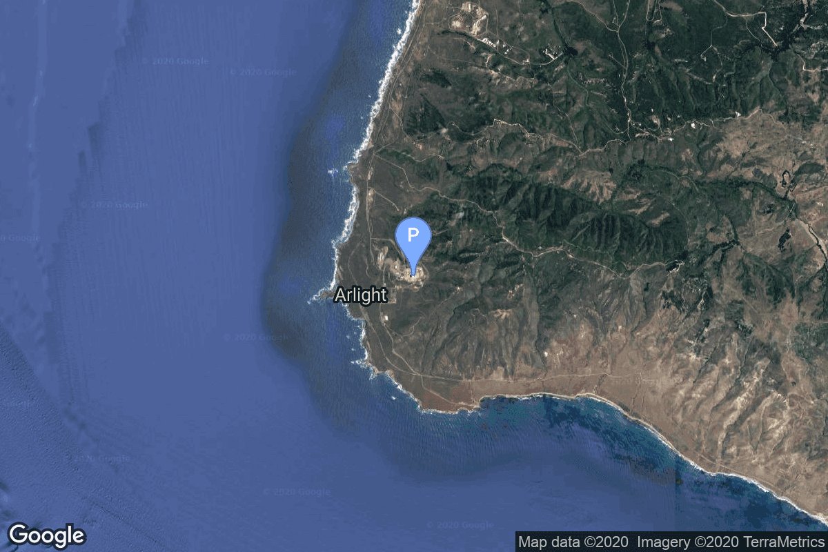 Map of Vandenberg SFB, CA, USA showing Space Launch Complex 6