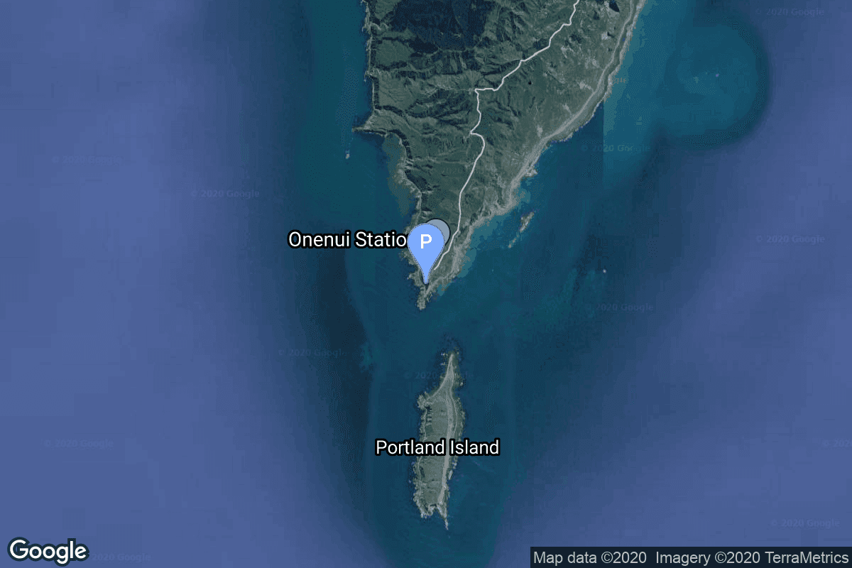 Map of Rocket Lab Launch Complex 1, Mahia Peninsula, New Zealand showing Rocket Lab Launch Complex 1B