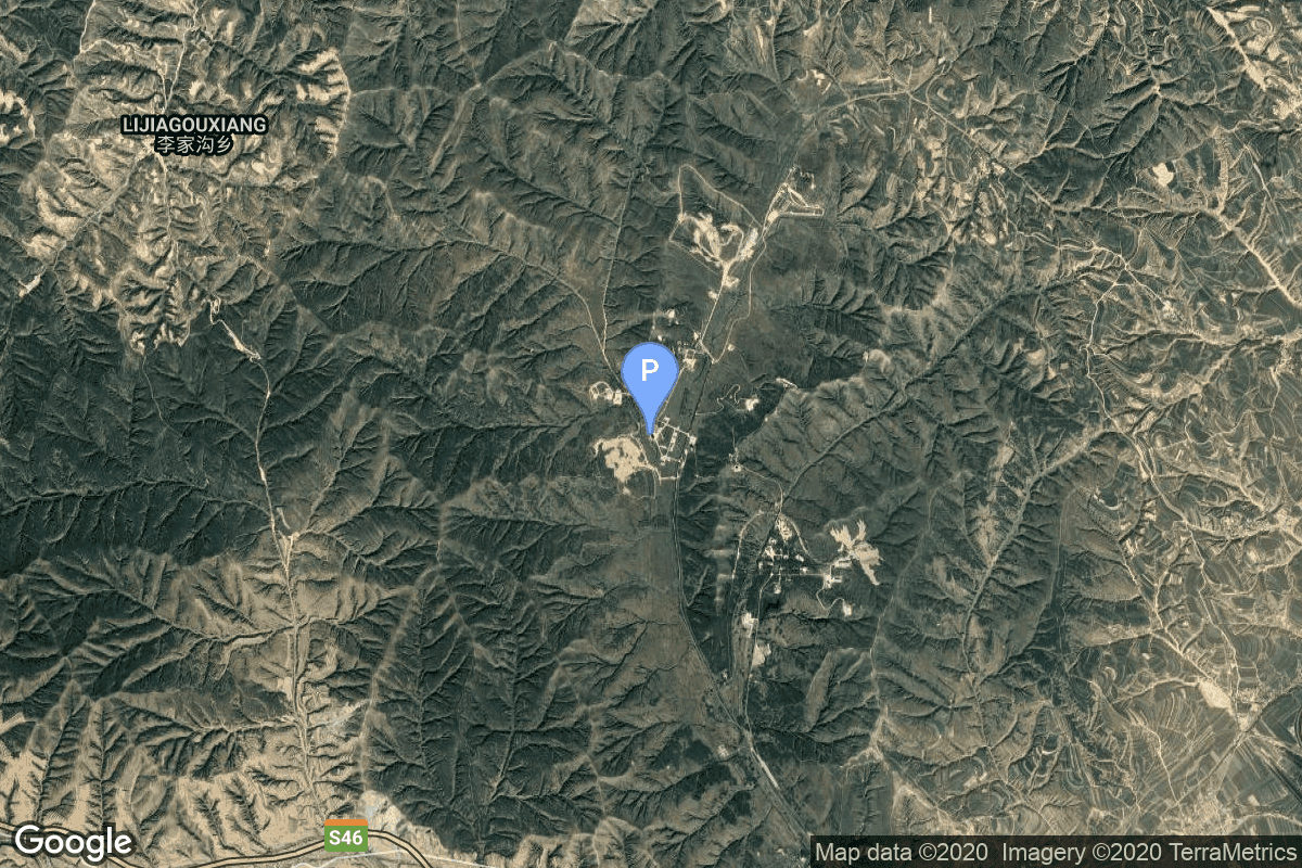 Map of Taiyuan Satellite Launch Center, People's Republic of China showing Launch Complex 7