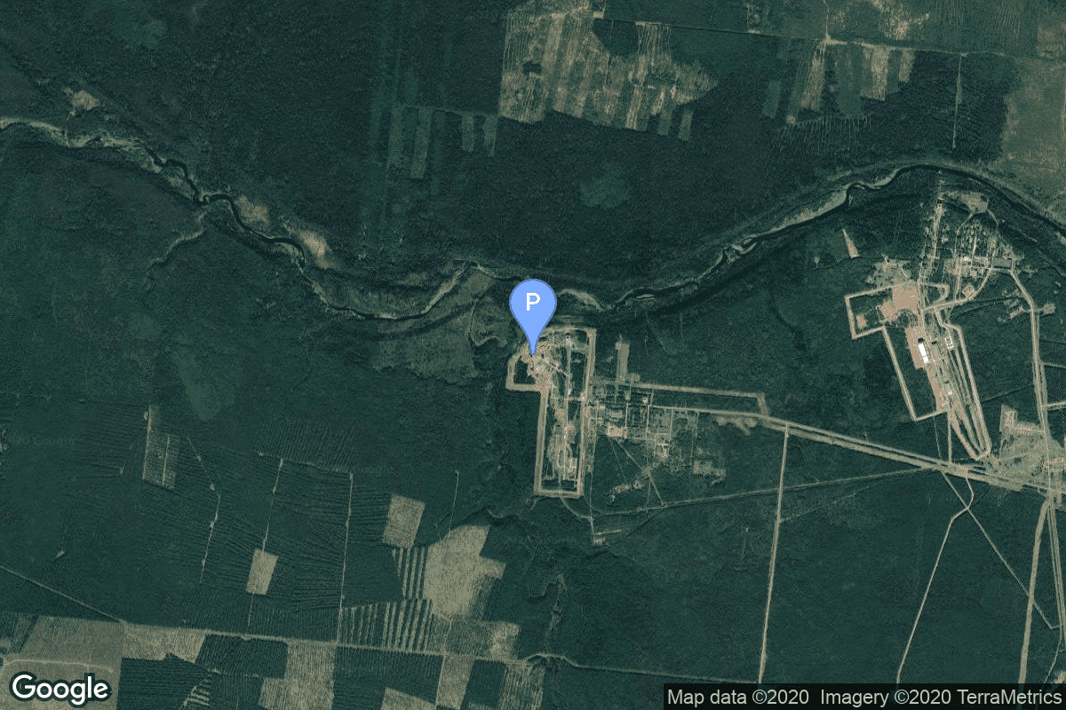 Map of Plesetsk Cosmodrome, Russian Federation showing 43/3 (43L)