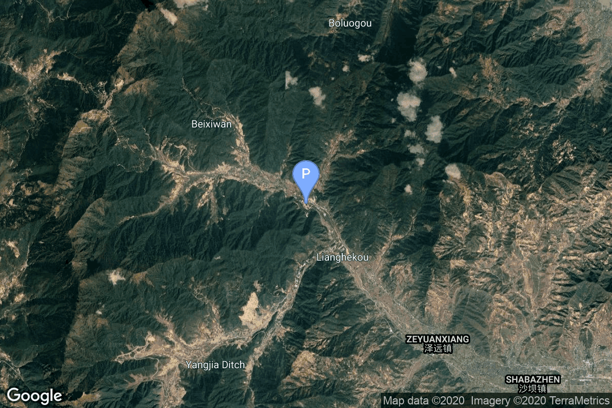 Map of Xichang Satellite Launch Center, People's Republic of China showing Launch Complex 3 (LC-3/LA-1)