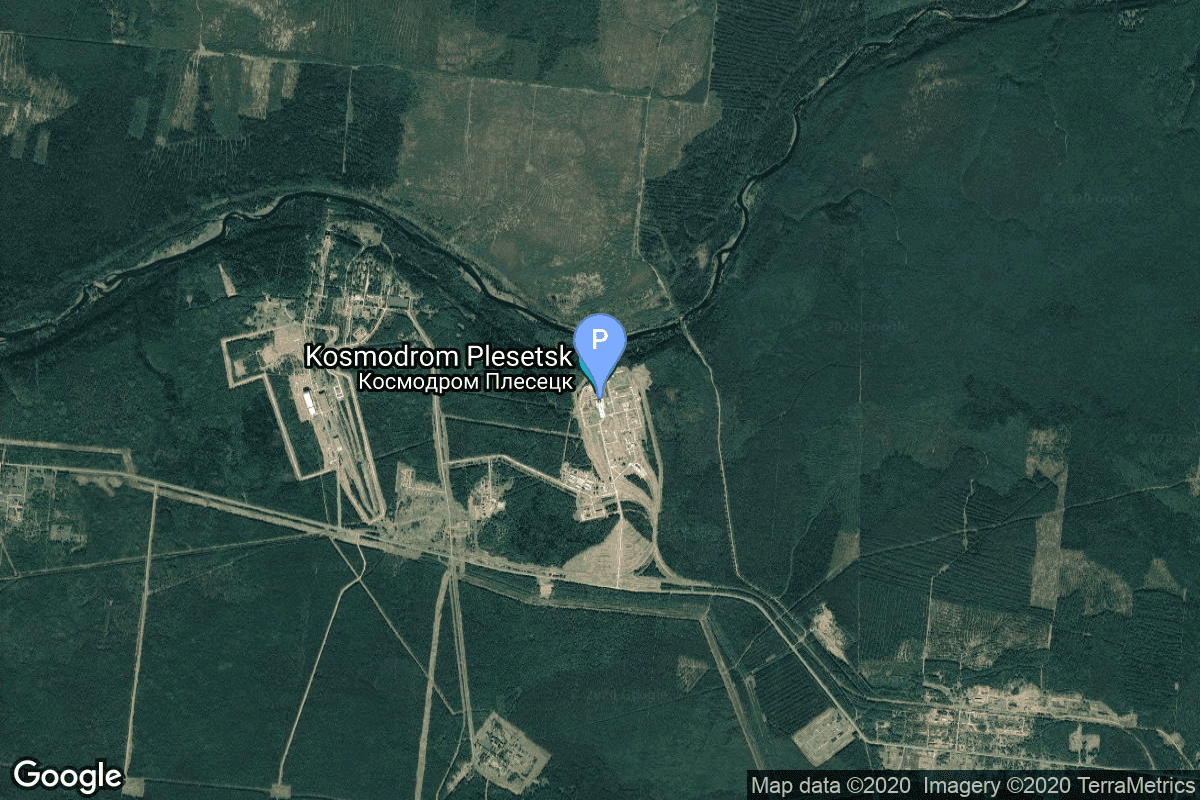 Map of Jiuquan Satellite Launch Center, People's Republic of China showing Launch Area 96A