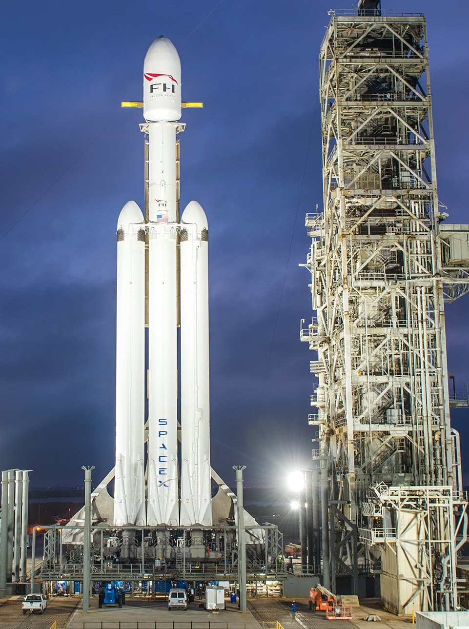Falcon Heavy - Static Fire