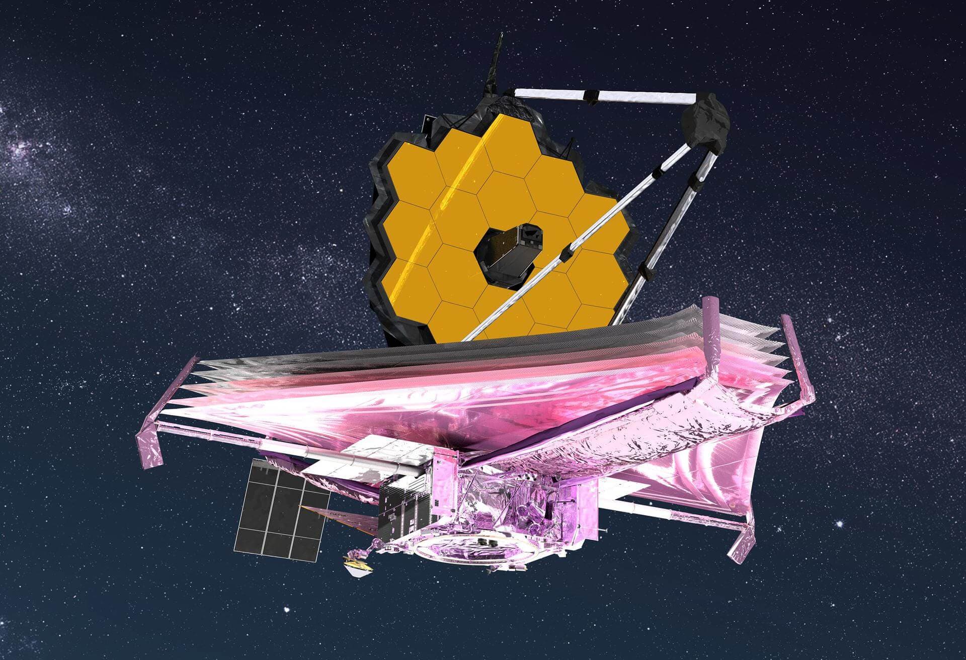 James Webb Space Telescope secondary mirror deployment